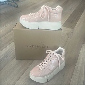Naked Feet Platform Sneakers Women Size 8.5 (Fits 9)